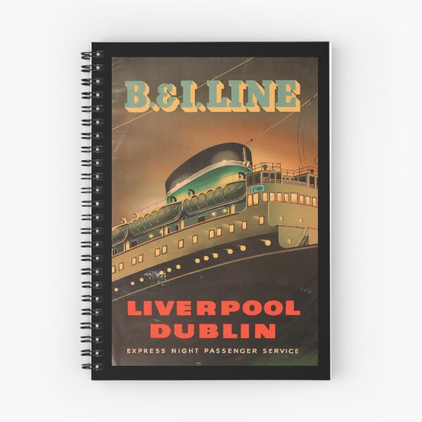 Item preview, retro classic Liverpool Dublin poster designed and sold by CorasPosters.