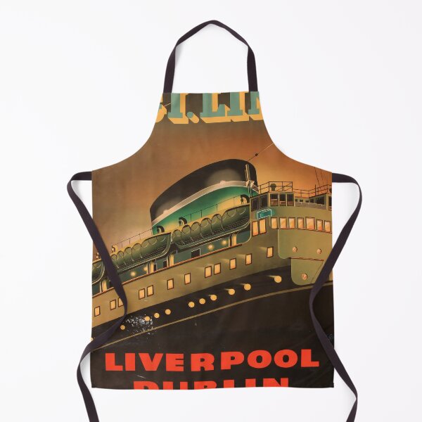 Item preview, retro classic Liverpool Dublin poster designed and sold by CorasPosters.
