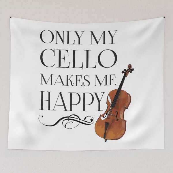 Item preview, Only My Cello Makes Me Happy designed and sold by 4AllTimes.
