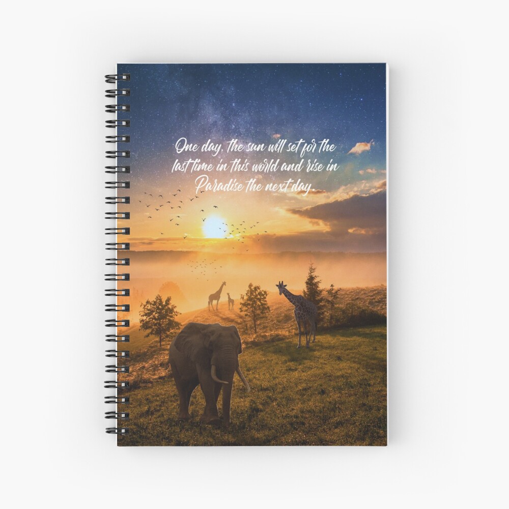 Sunrise In Paradise Spiral Notebook