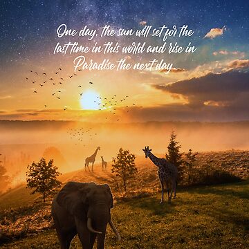 Artwork thumbnail, Sunrise In Paradise by Paper Bee Gift Shop