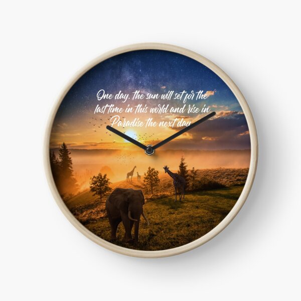 Vista previa del artículo con la obra «Amanecer en el paraíso», diseñado y vendido por Paper Bee Gift Shop.