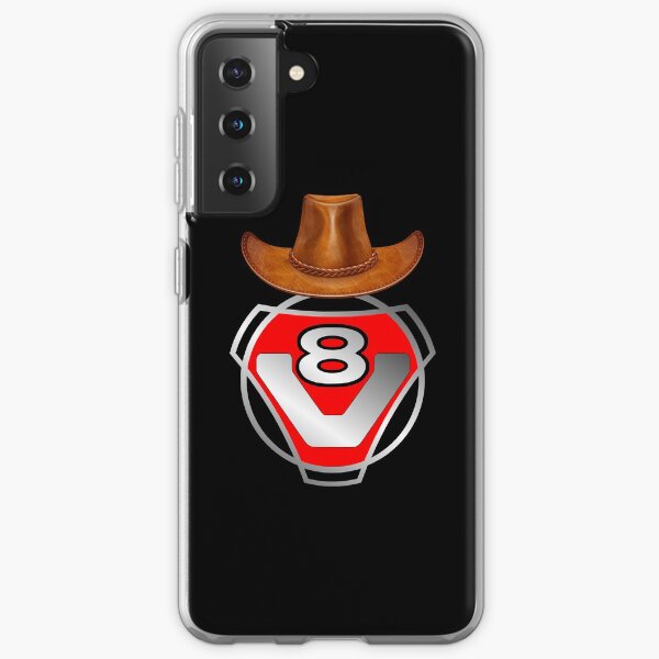 Chapeau de cowboy Scania V8 rouge Coque souple Samsung Galaxy
