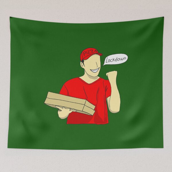 Item preview, Pizza Worker Says Lockdown designed and sold by Yeaha.