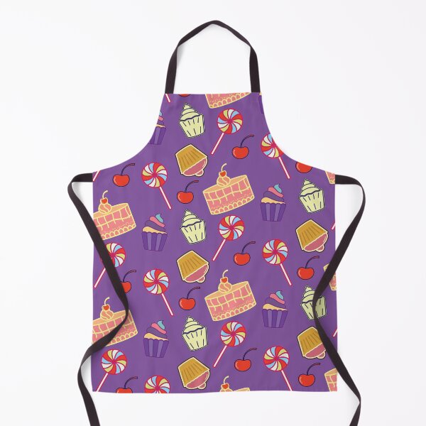 Item preview, Cake and Lollipop Pattern - Voilet designed and sold by simpleones.