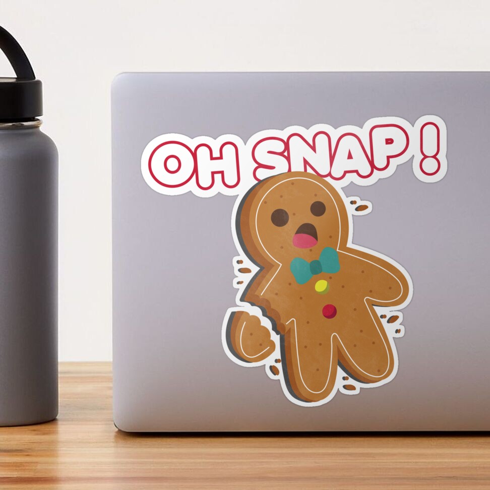 Oh Snap! Gingerbread Man Beer Bottle Coolie With Opener – Coolie