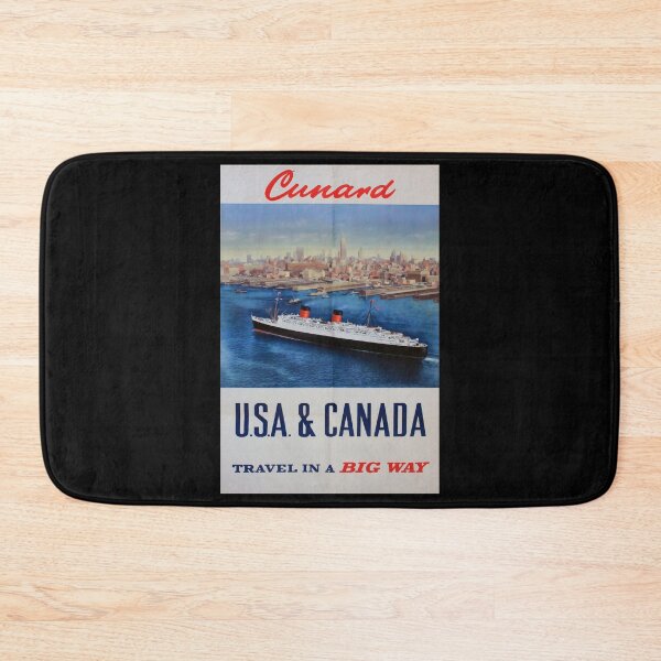 Item preview, retro classic Travel in A Big Way poster designed and sold by CorasPosters.