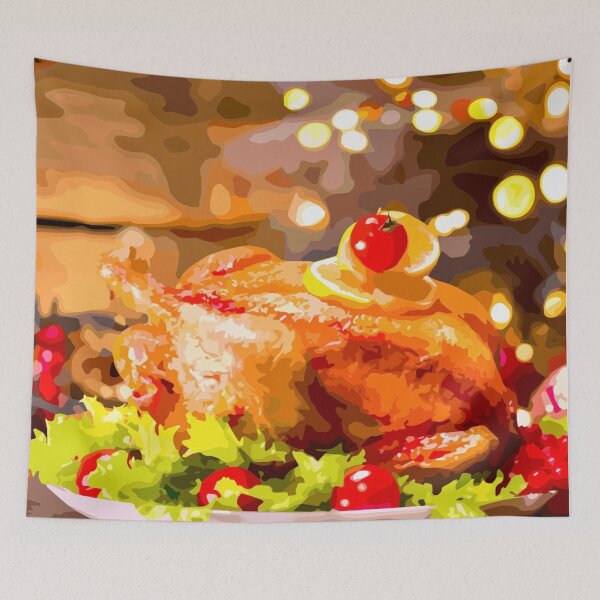Item preview, Thanksgiving Turkey Dinner designed and sold by GL Digital Artwork .