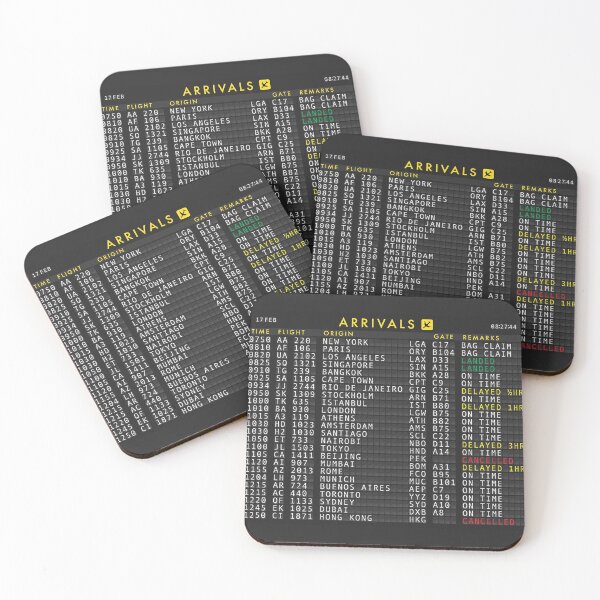 Item preview, Flight Arrivals Split Flap Reader Board designed and sold by travelwitheric.