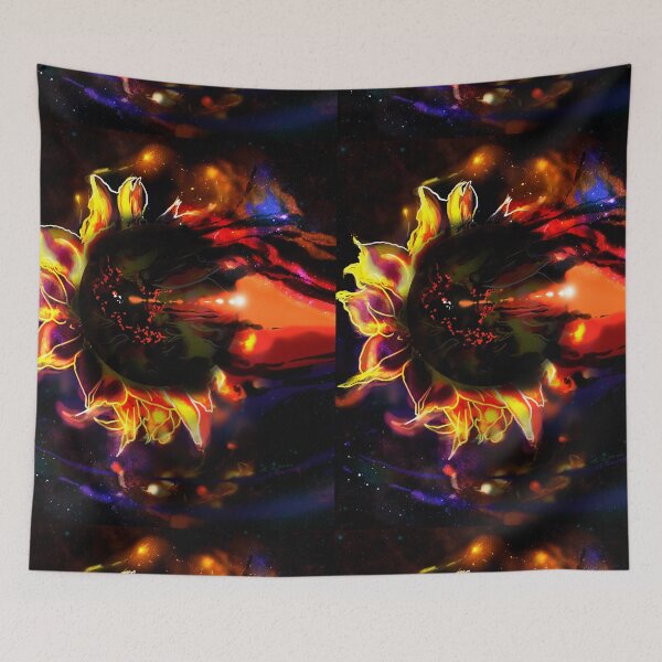 Item preview, SUN flower black hole sun dark star designed and sold by sandpaperdaisy.