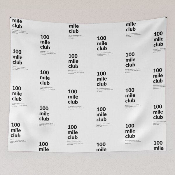 Item preview, 100 Mile Club designed and sold by SkeletonRunning.