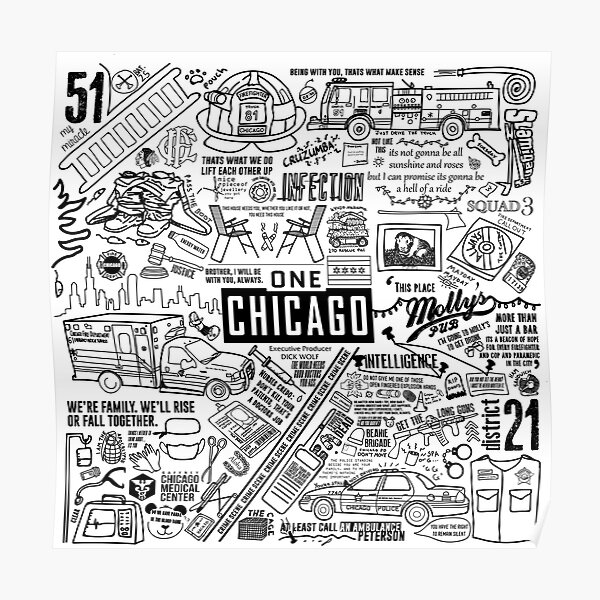 ONE CHICAGO COLLAGE Poster
