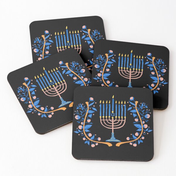 Item preview, Mazal Joy, Happy Hanukkah, Happy Hanukkah Face Mask, Happy Hanukkah Menorah, Jewish Gift, Happy Hanukkah Gift,  designed and sold by prteacool.