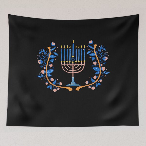 Item preview, Mazal Joy, Happy Hanukkah, Happy Hanukkah Face Mask, Happy Hanukkah Menorah, Jewish Gift, Happy Hanukkah Gift,  designed and sold by prteacool.