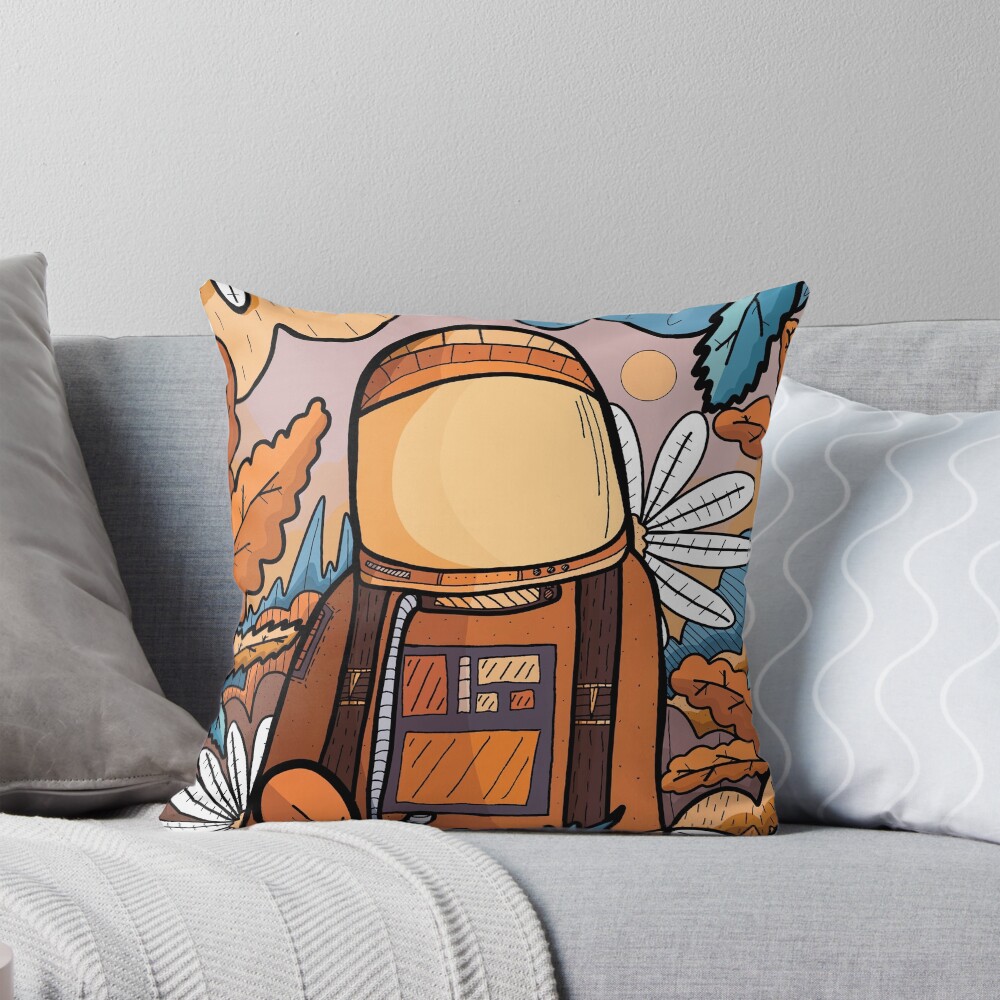 Item preview, Throw Pillow designed and sold by ewoio.