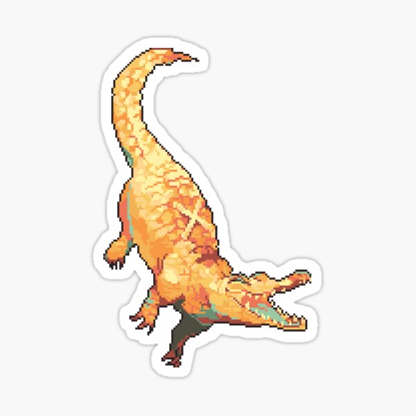 Hot croc bun Sticker