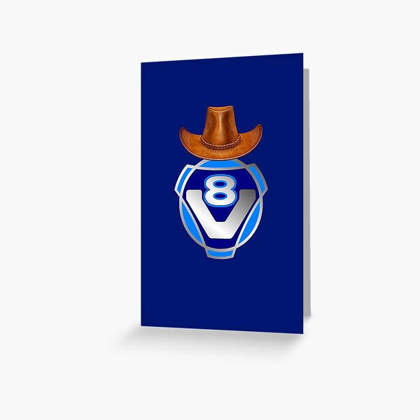 Item preview, V8 Cowboy Hat True Blue designed and sold by Autographix.