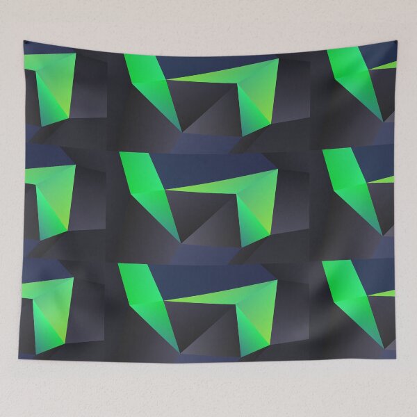Item preview,  Geometric Design - Black and Green designed and sold by Obitez.