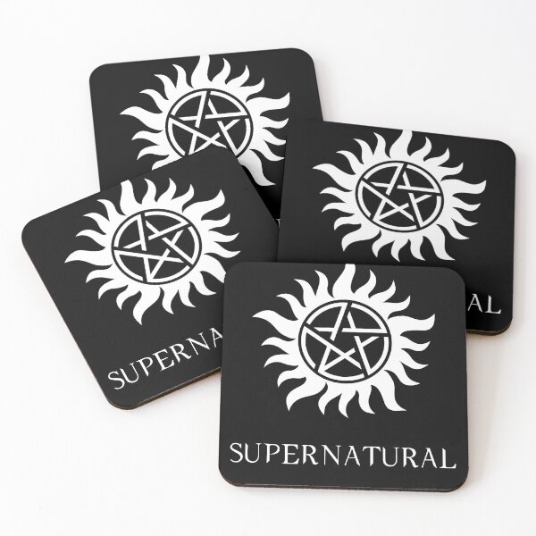 Item preview, Big Supernatural White Logo designed and sold by ecdato.
