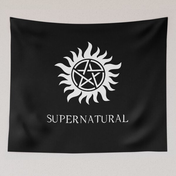 Item preview, Big Supernatural White Logo designed and sold by ecdato.