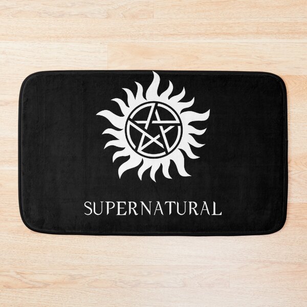 Artikelvorschau, Großes weißes Supernatural-Logo entworfen und verkauft von ecdato.