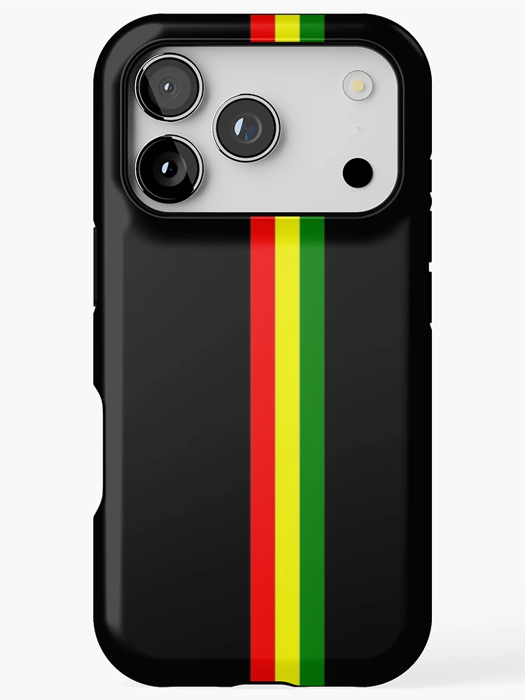 Thumbnail 1 of 4, iPhone Case, Rasta Stripe Rasta Color Pattern designed and sold by RastaColors.