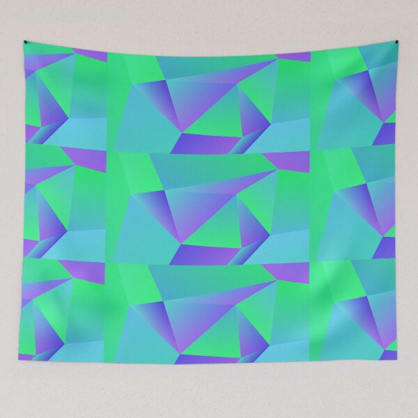 Item preview,  Geometric Design - Blue and Green designed and sold by Obitez.