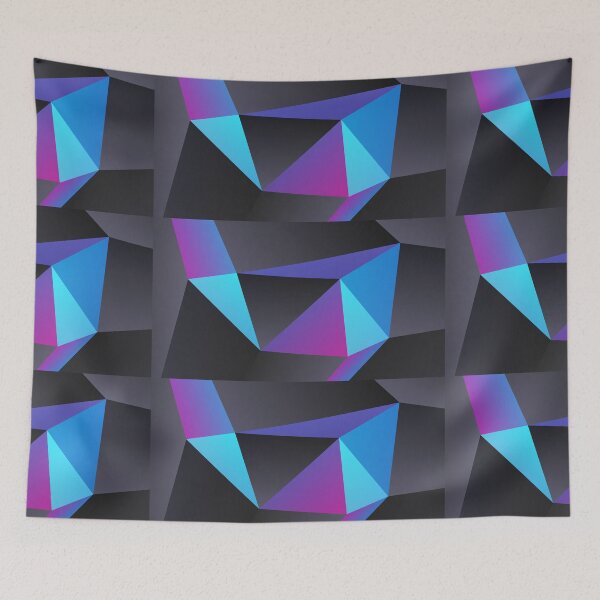 Item preview, Geometric Design - Blue and Black designed and sold by Obitez.
