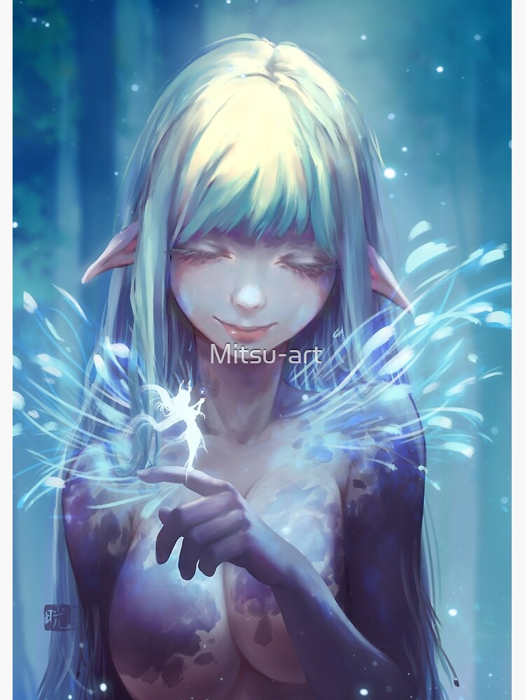 Aeyria speaks with fae by Mitsu-art