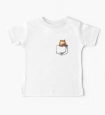 Bidoof Sleeping in Pocket Baby Tee