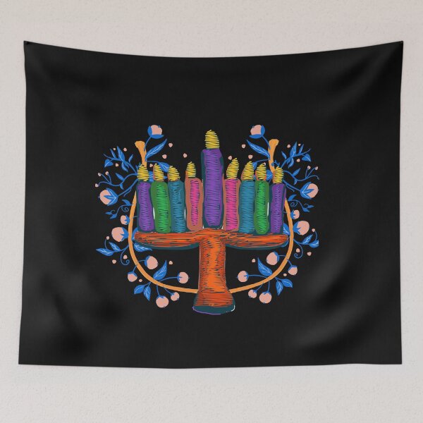 Item preview, Mazal Joy, Happy Hanukkah, Happy Hanukkah Face Mask, Happy Hanukkah Menorah, Jewish Gift, Happy Hanukkah Gift,  designed and sold by prteacool.