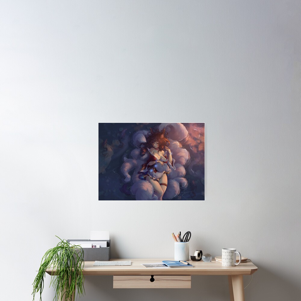 Ahri League of Legends Poster