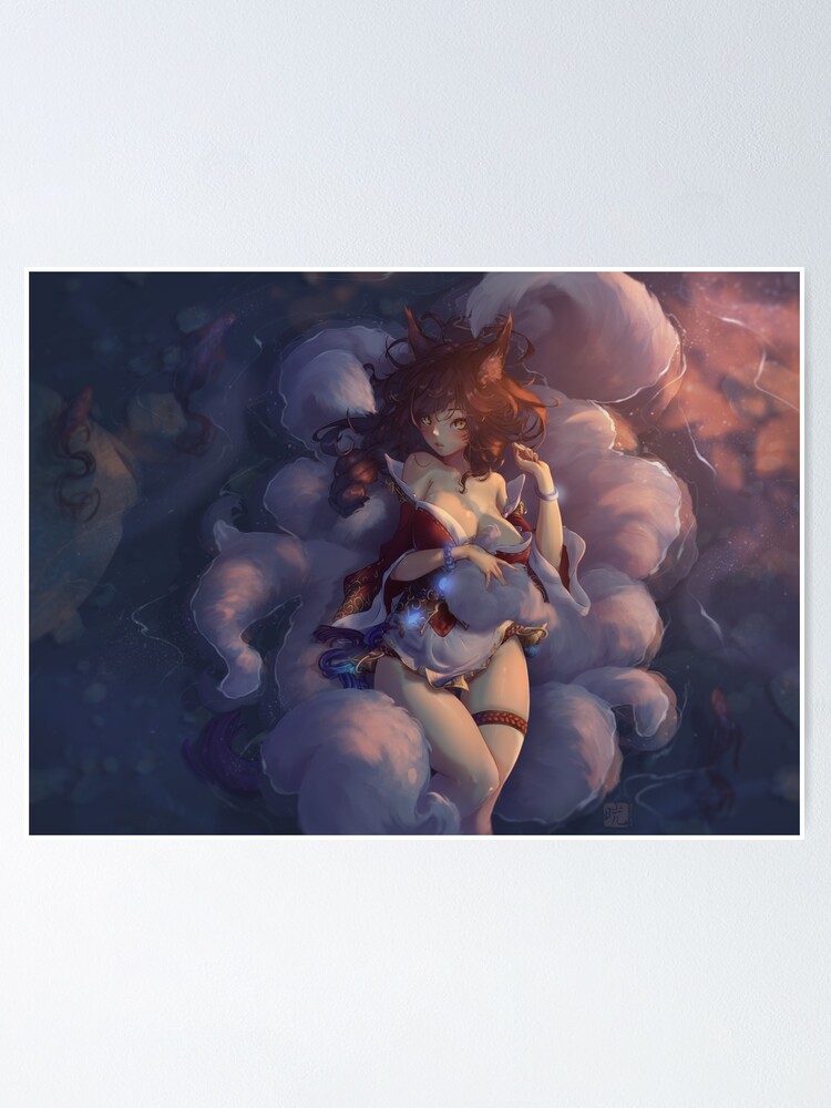 Alternate view of Ahri League of Legends Poster