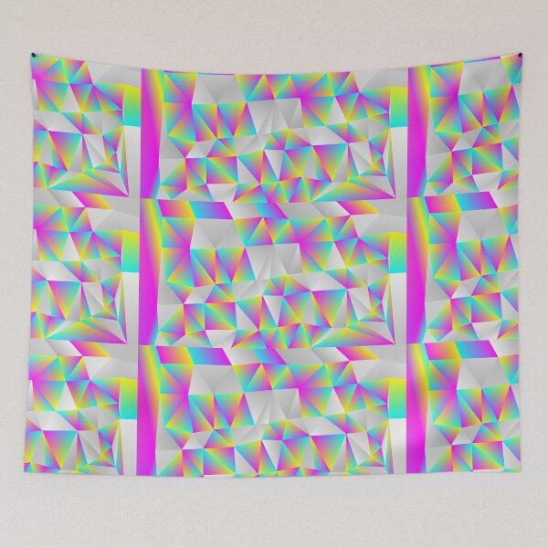 Item preview, Geometric Design - White and Psychedelic designed and sold by Obitez.