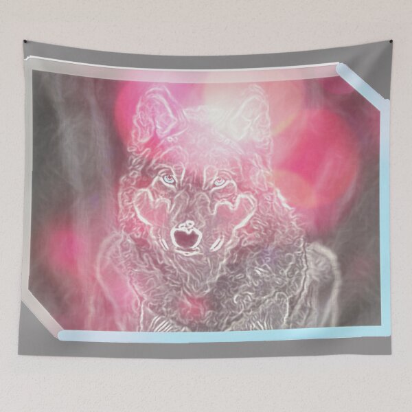 Item preview, Pink Wolf Spirit designed and sold by THE AMERICAN TEEVANGELIST.