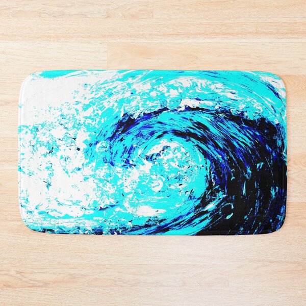 Item preview, Big wave abstract painting. designed and sold by LaBellCreative.