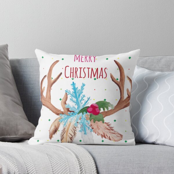 Item preview, merry christmas water color reindeer design designed and sold by Urbo Panda.