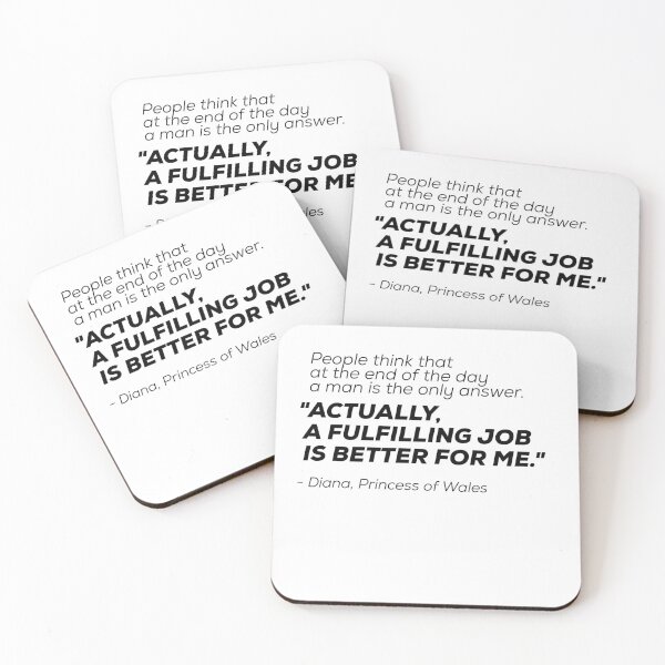 Item preview, The Crown, Princess Diana Quotes designed and sold by SerenaMinimal.