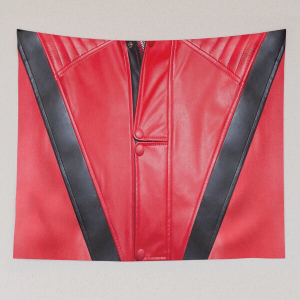 Item preview, 1980s Inspired Red Leather Jacket Original Re-Design designed and sold by JustincredibleT.