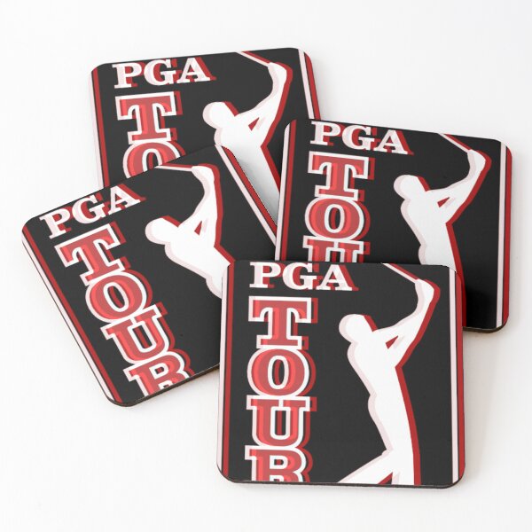Item preview, PGA TOUR LOGO(black, red and white)  designed and sold by Dude 4U.