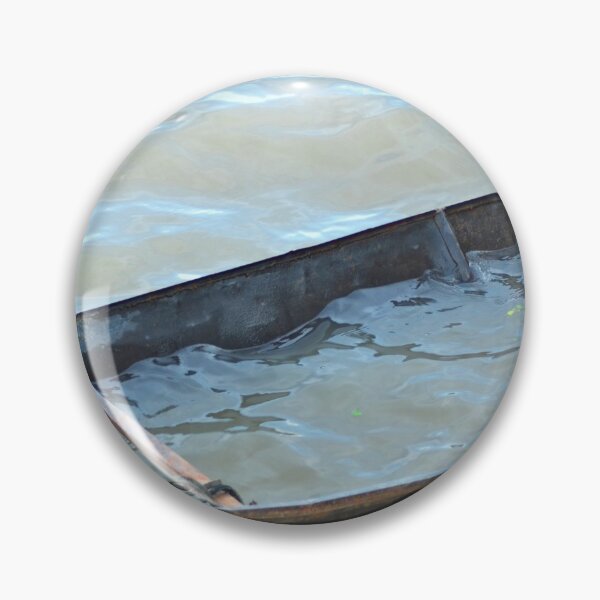 Item preview, A half-sunken row boat on a river designed and sold by EAnneH.