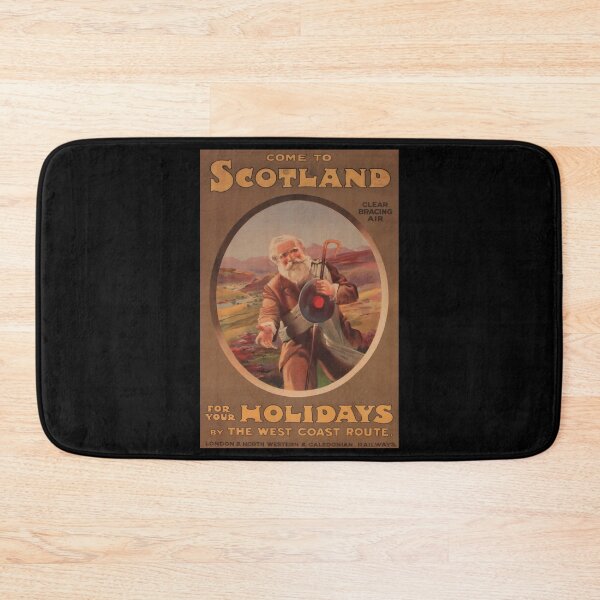 Item preview, retro classic Come To Scotland poster designed and sold by CorasPosters.