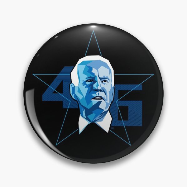 Item preview, 46 United States 2020 President Elect Democrat Joe Biden Portrait in Blue designed and sold by RYSHU.