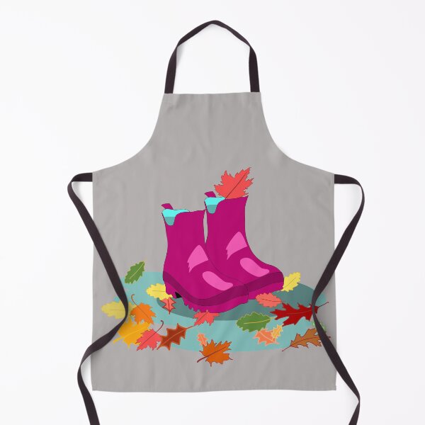 Item preview, Copy of Autumn leaves, rain puddle and pink wellies designed and sold by orangerinka.