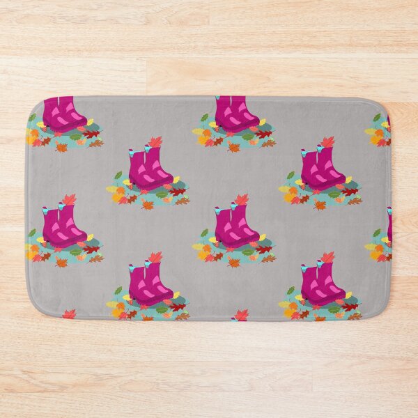 Item preview, Copy of Autumn leaves, rain puddle and pink wellies designed and sold by orangerinka.