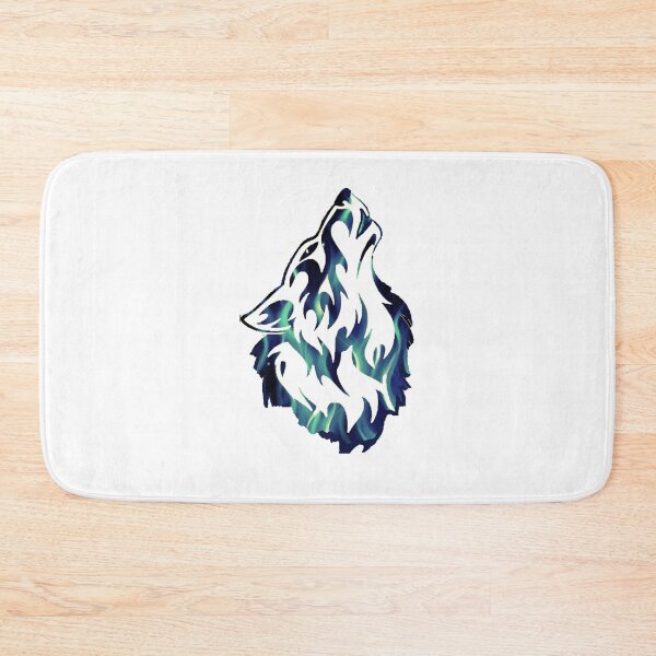 Item preview, howling blue flame wolf designed and sold by THE AMERICAN TEEVANGELIST.