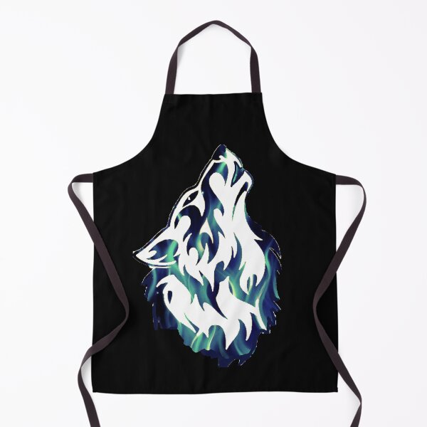 Item preview, howling blue flame wolf designed and sold by THE AMERICAN TEEVANGELIST.