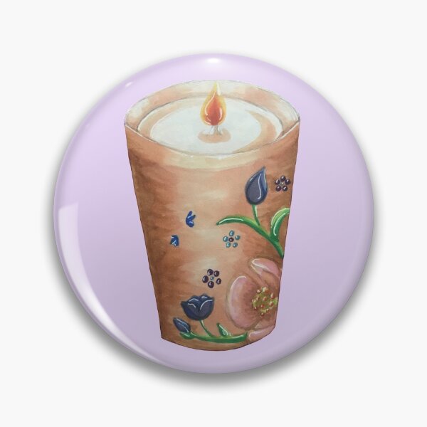 Item preview, Floral Candle designed and sold by Lady-Lilac.