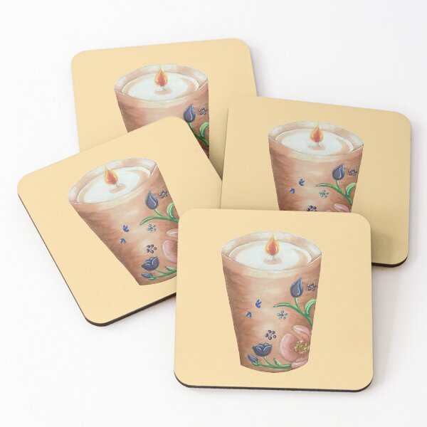 Item preview, Floral Candle designed and sold by Lady-Lilac.