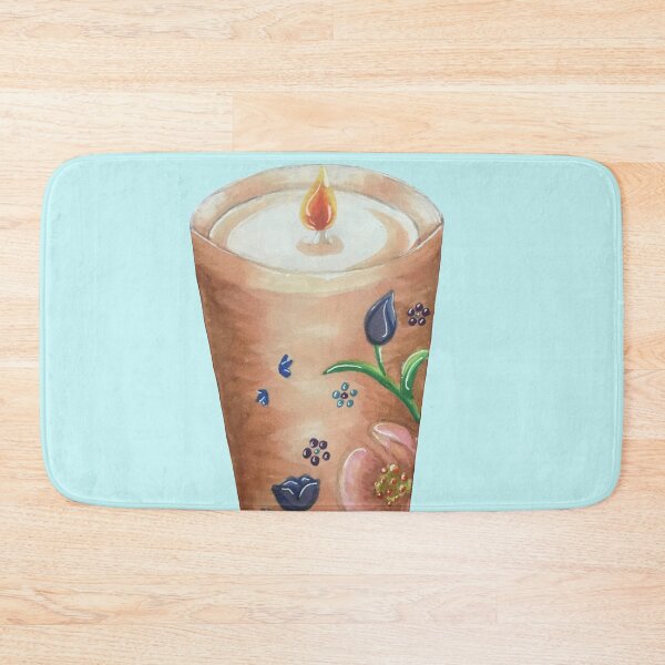 Item preview, Floral Candle designed and sold by Lady-Lilac.